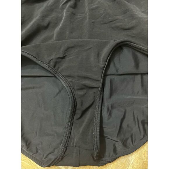 Venus Black Turquoise Print One-Piece Swimsuit Cross Strap Womens Plus Size 18 - Picture 6 of 11